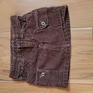 *3/$15* Old Navy Toddler Girl 2T Brown Corduroy Skirt
